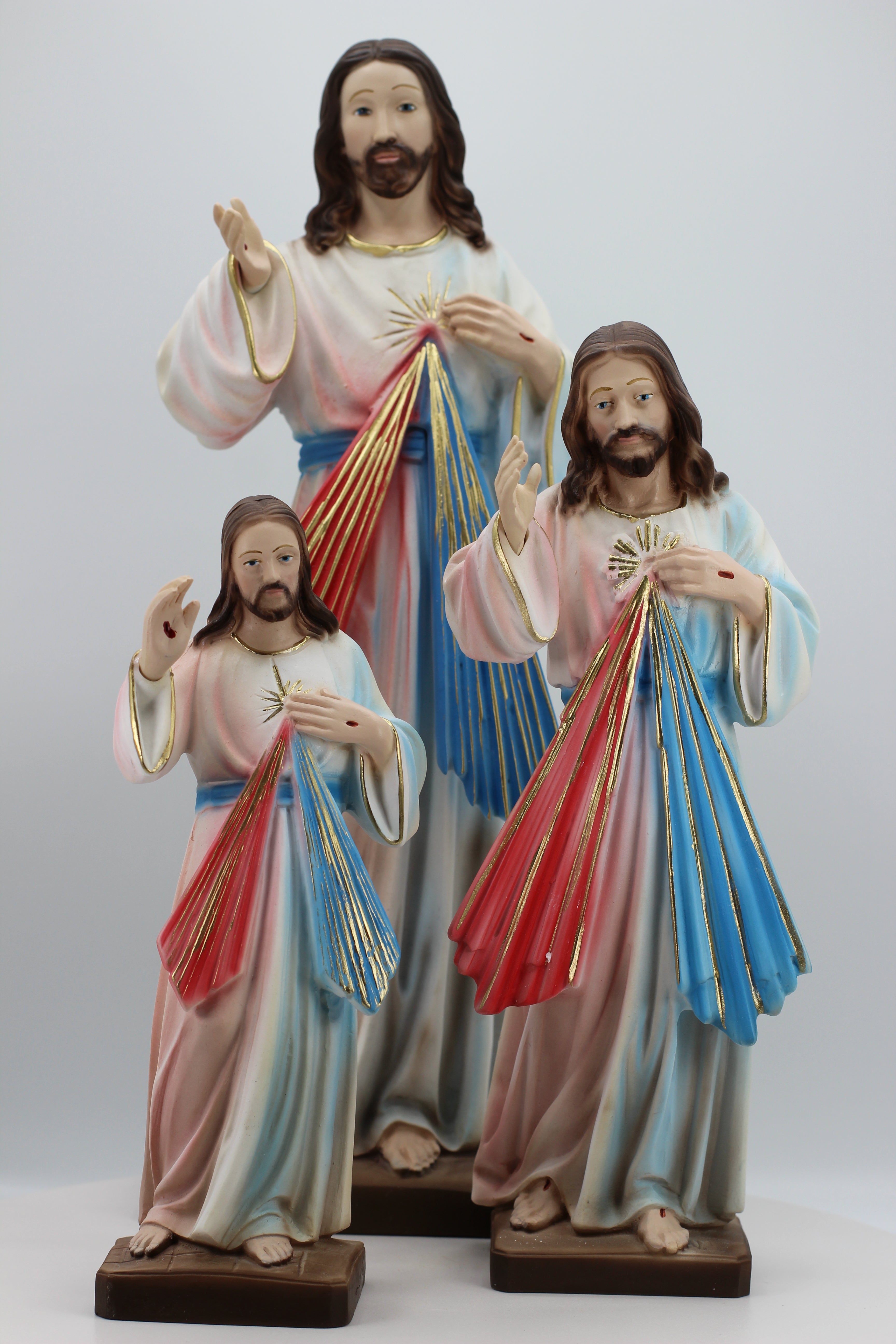 The Faith Gift Shop Divine Mercy statue- Hand Painted in Italy - Our Tuscany Collection- Imagen de la Divina Misericordia