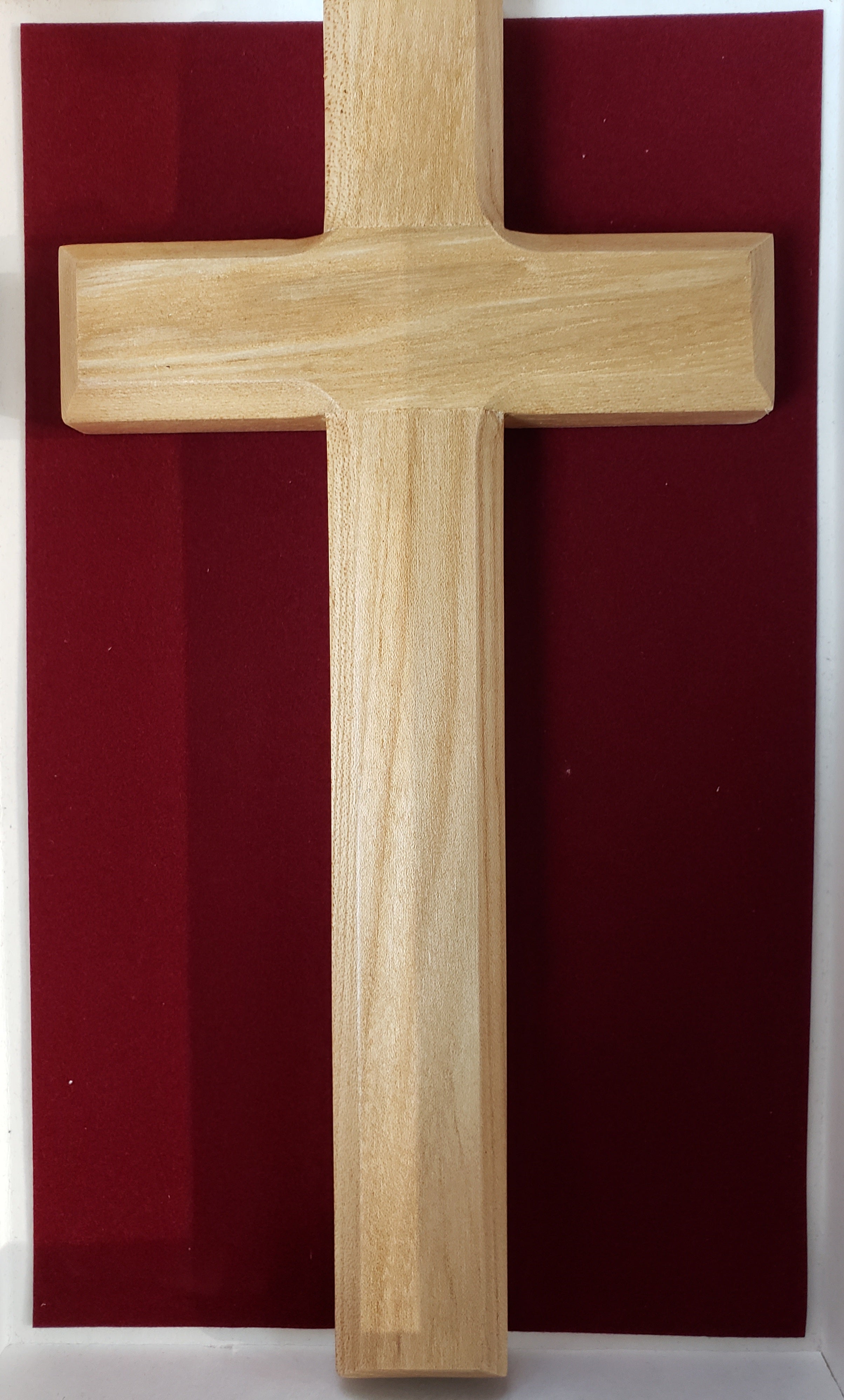 10 " Natural Wood Cross