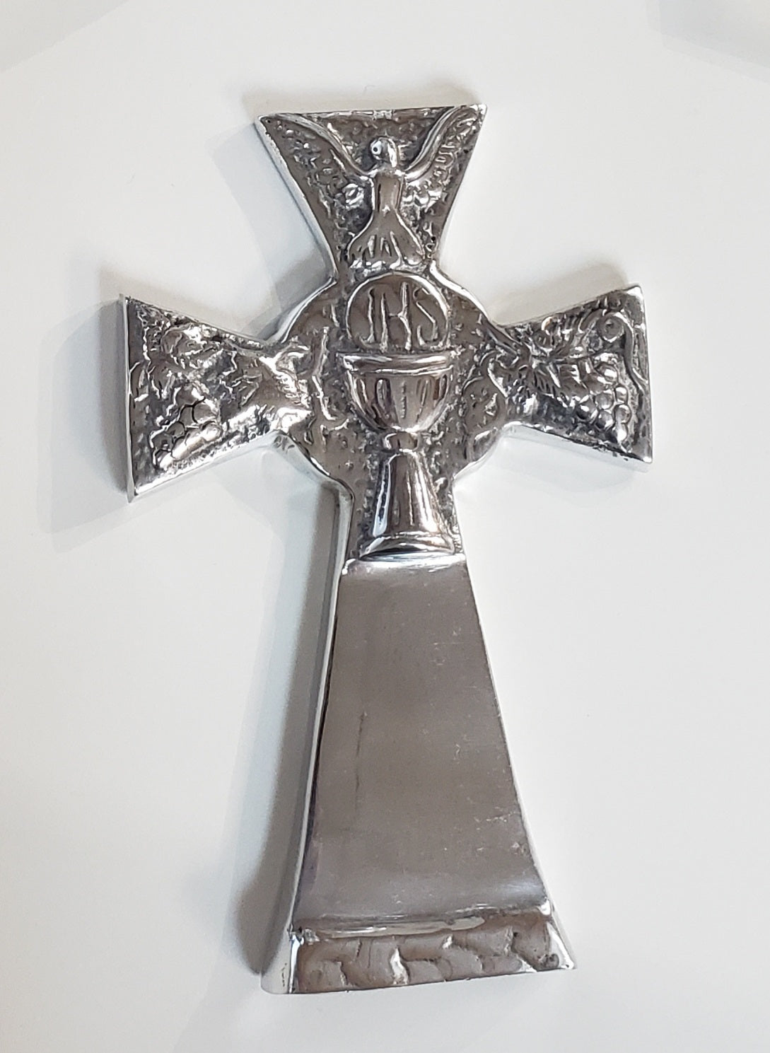 Communion Pewter Cross - Holy Spirit