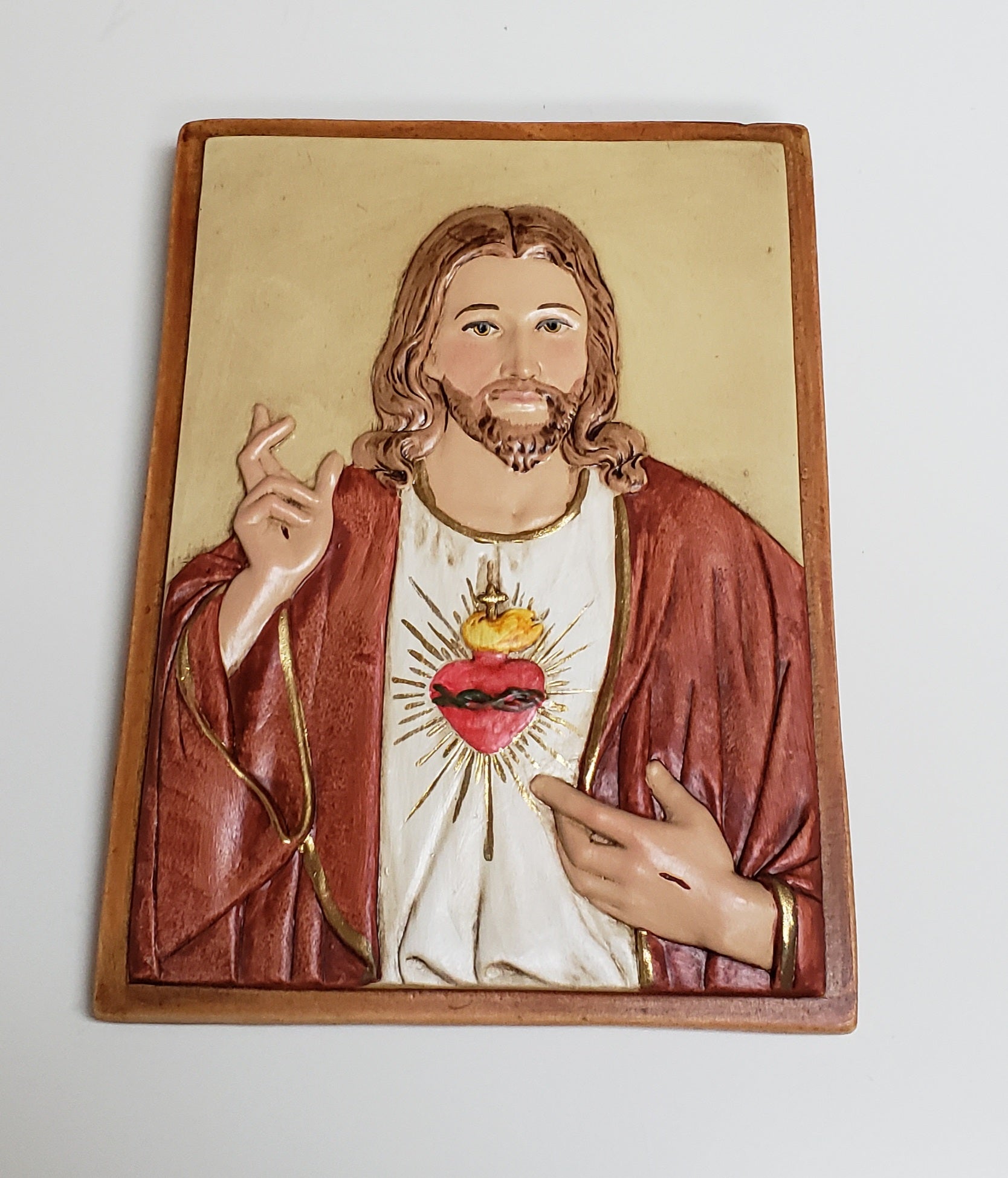 Sacred Heart of Jesus Plaque