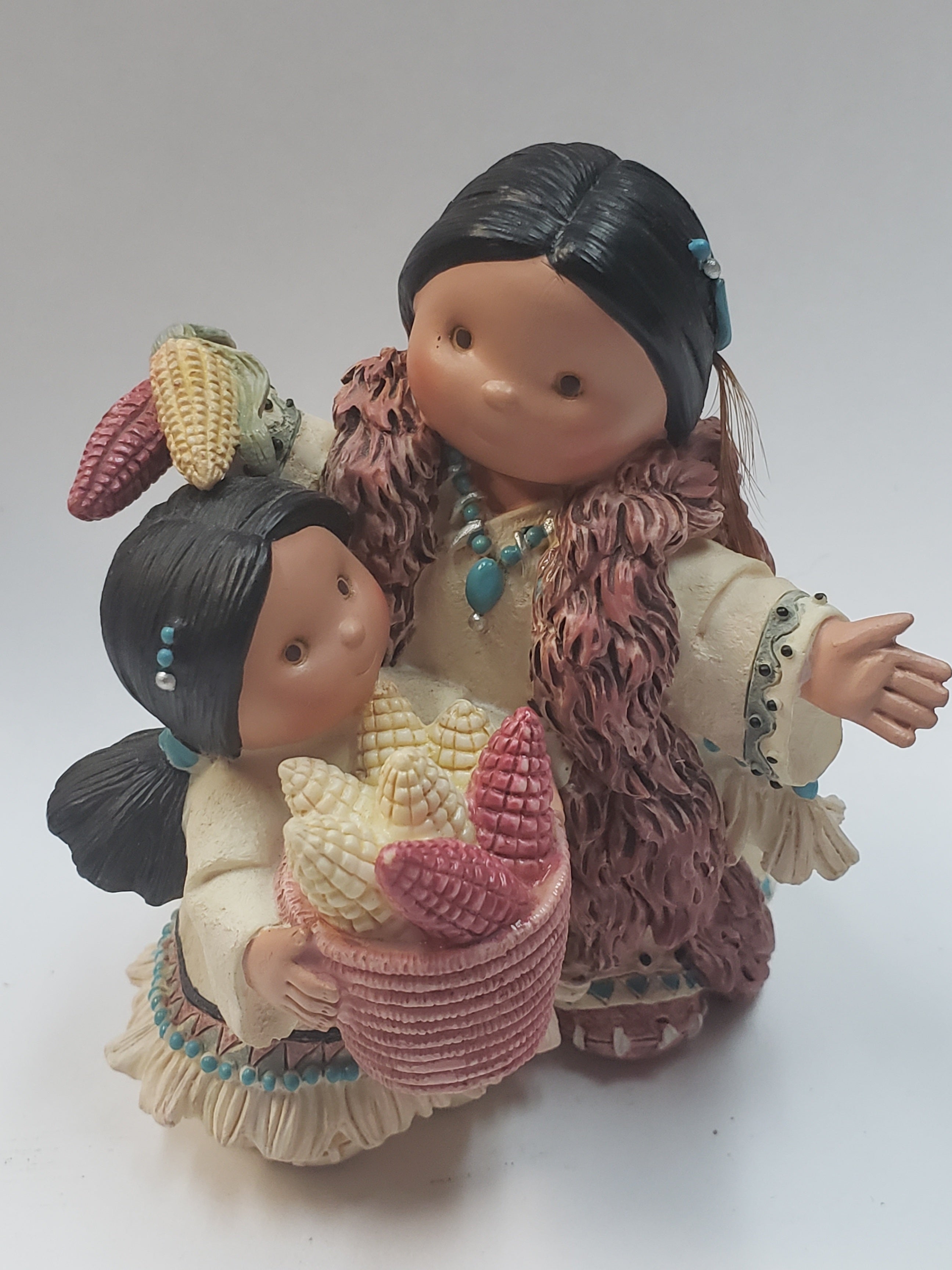 Enesco Friends Of The Feather Collection Native American figurines