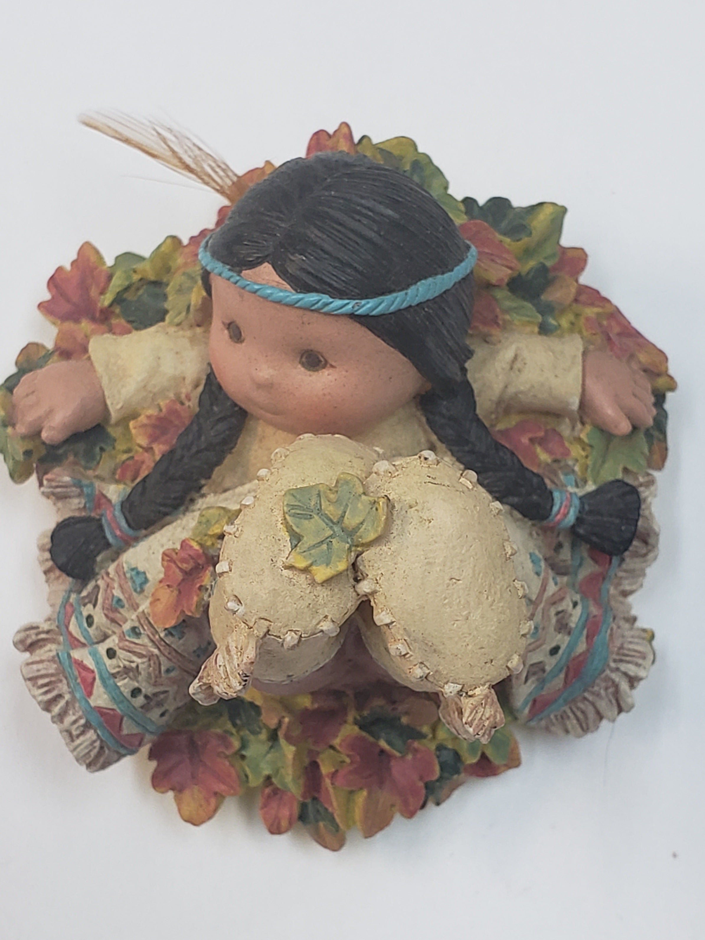 Enesco Friends Of The Feather Collection Native American figurines