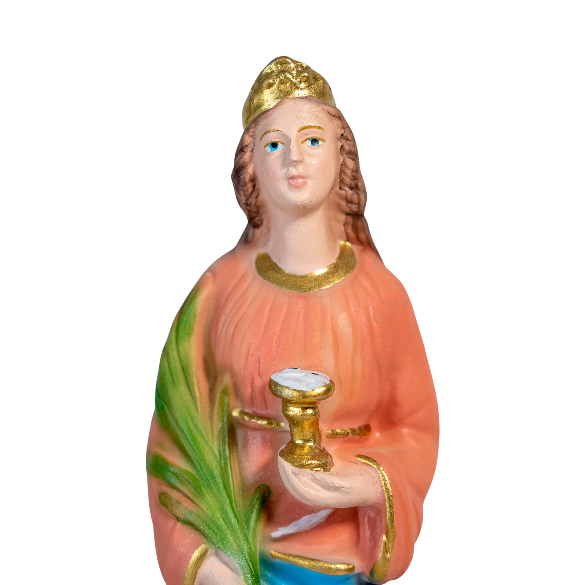 The Faith Gift Shop Saint Lucia statue  - Hand Painted in Italy - Our Tuscany Collection - Estatua de Santa Lucia