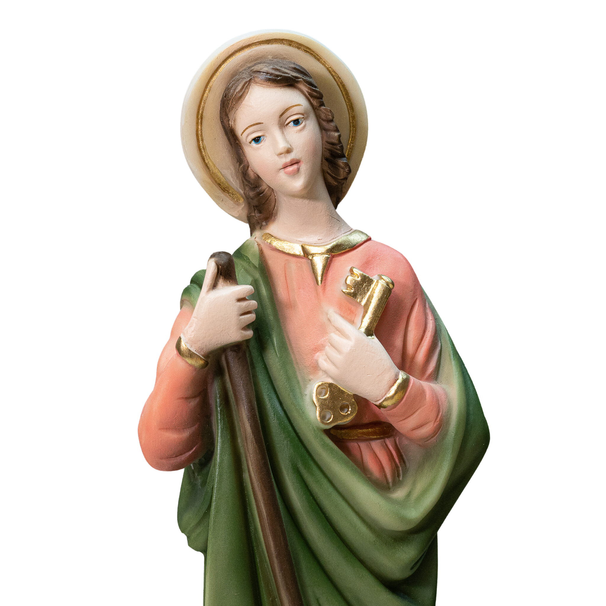 The Faith Gift Shop Saint Martha statue - Hand Painted in Italy - Our Tuscany Collection - Estatua de Santa Ana