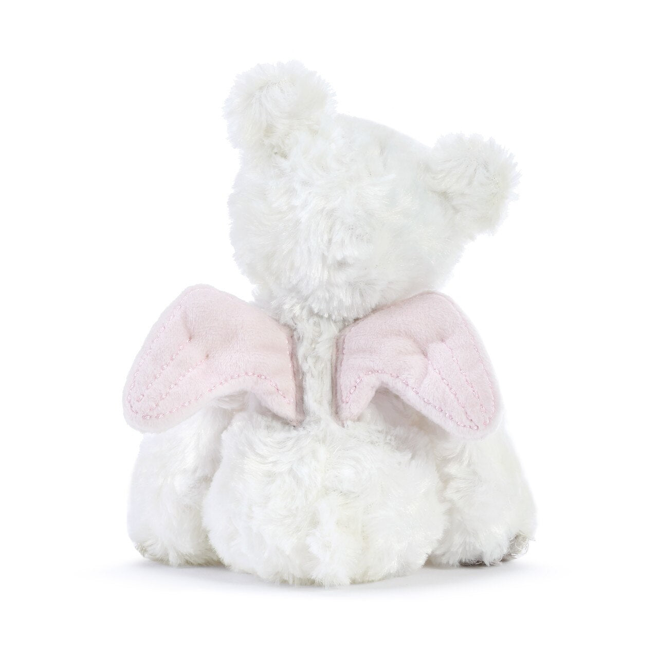 Guardian Angel Bear Rattle Plush