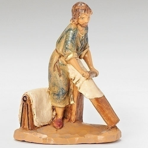 5" JULIAN PARCHMENT MAKER NATIVITY FIGURE