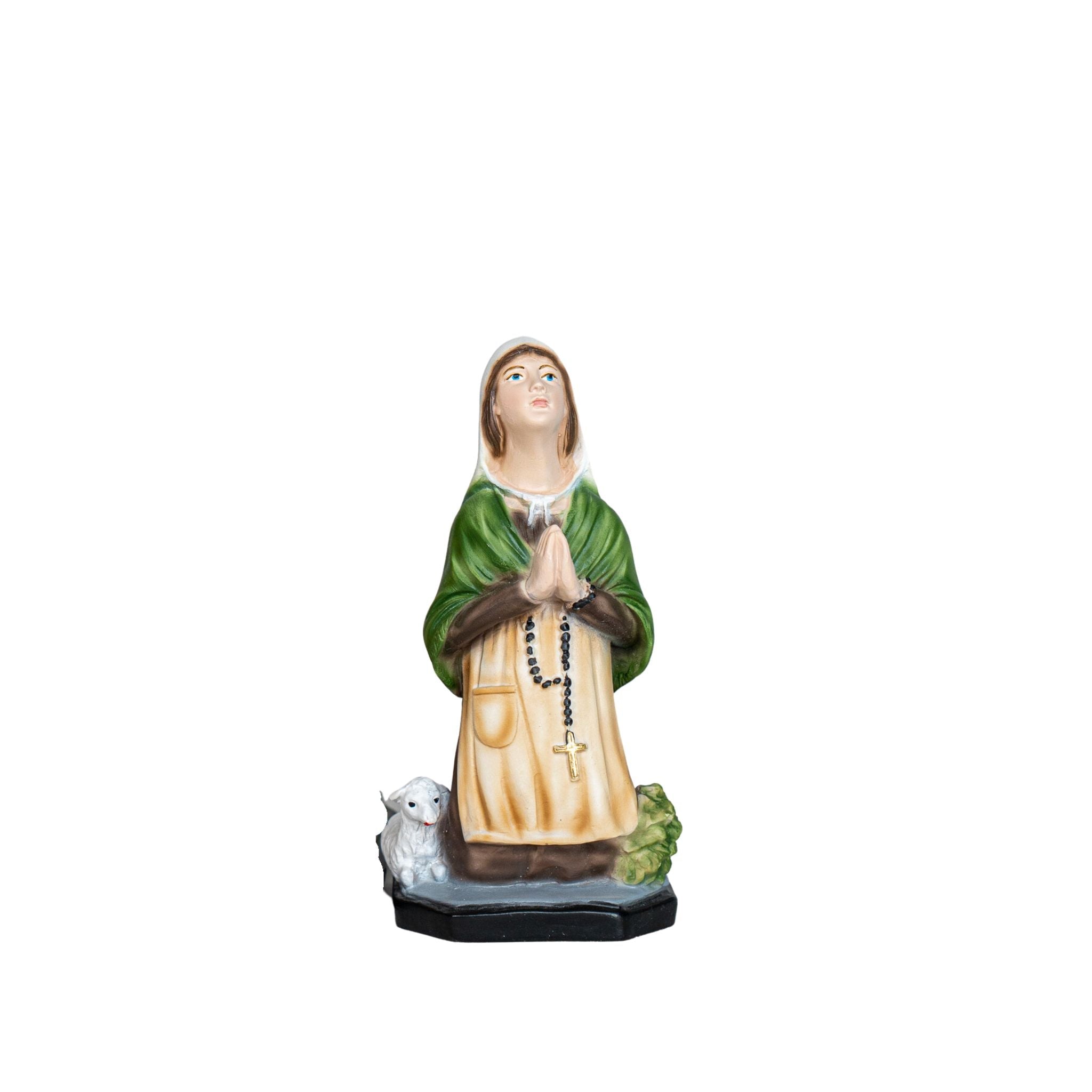 The Faith Gift Saint Shop Bernadette of Lourdes statue - Hand Painted in Italy - Our Tuscany Collection -Estatua de Santa Bernardita