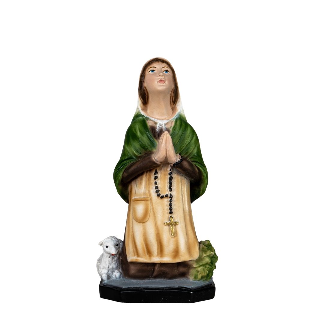 The Faith Gift Saint Shop Bernadette of Lourdes statue - Hand Painted in Italy - Our Tuscany Collection -Estatua de Santa Bernardita