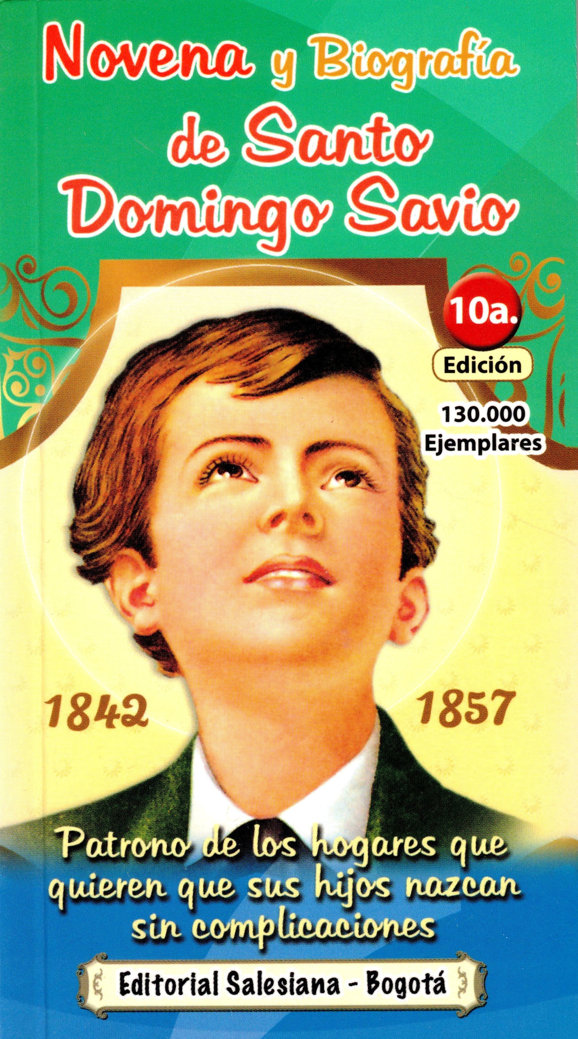 Novena y Biografía de Santo Domingo Savio