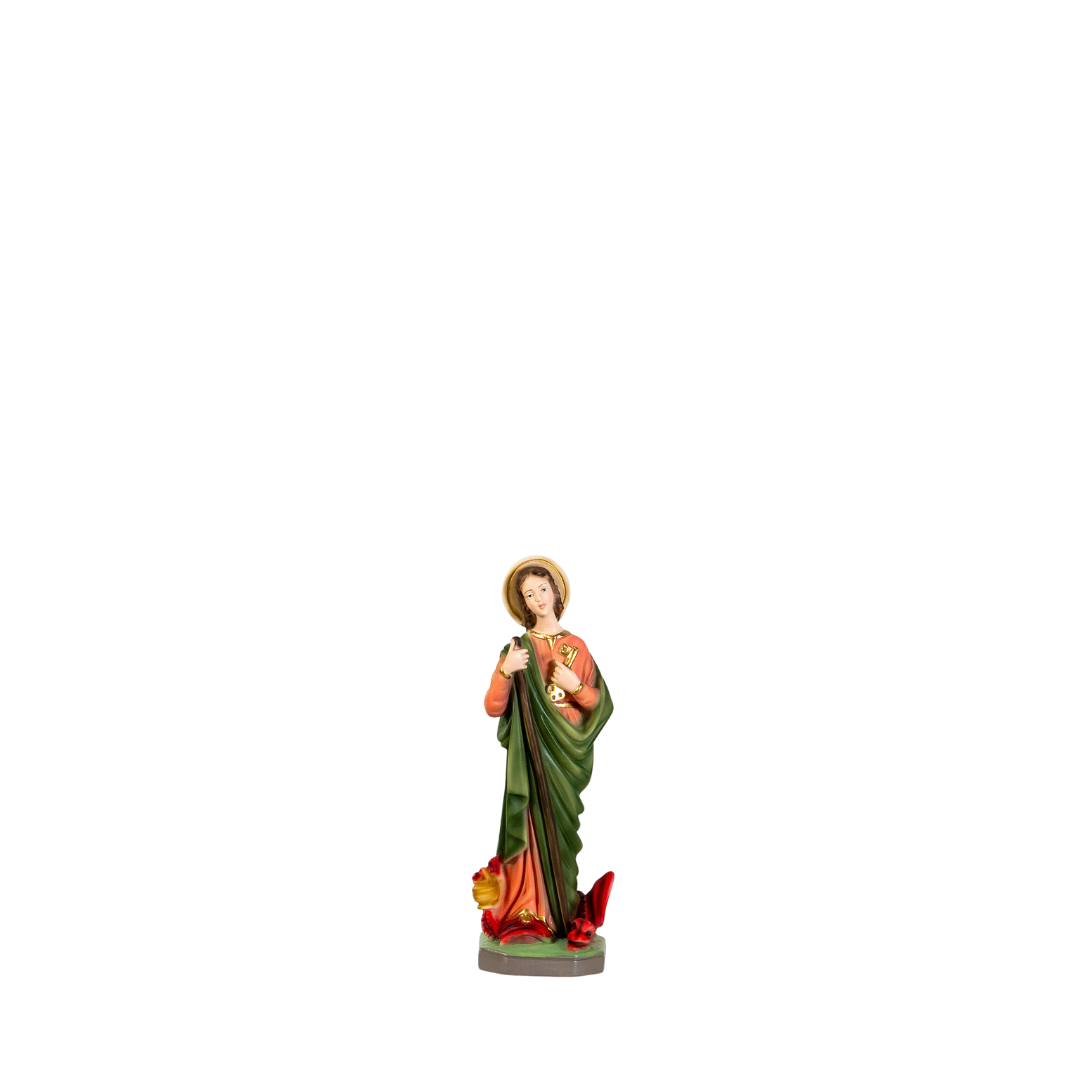 The Faith Gift Shop Saint Martha statue - Hand Painted in Italy - Our Tuscany Collection - Estatua de Santa Ana