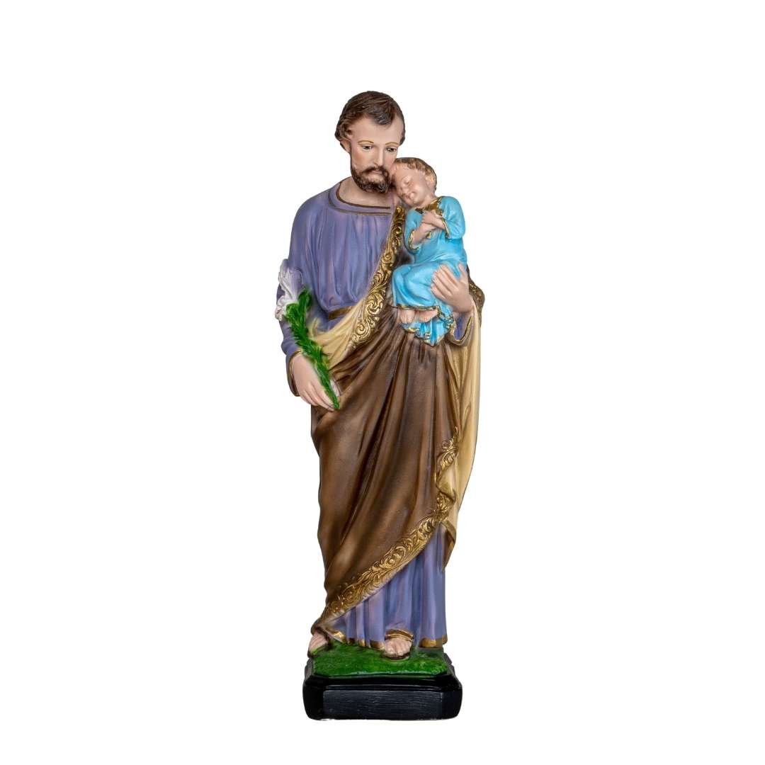 The Faith Gift Shop Saint Joseph Statue - Hand Painted in Italy - Our Tuscany Collection - San Jose