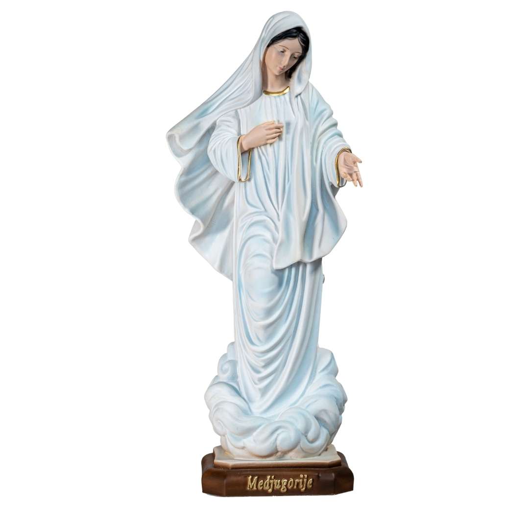 The Faith Gift Shop Our Lady  of Medjugorje Queen of Peace- Hand Painted in Italy - Our Tuscany Collection -