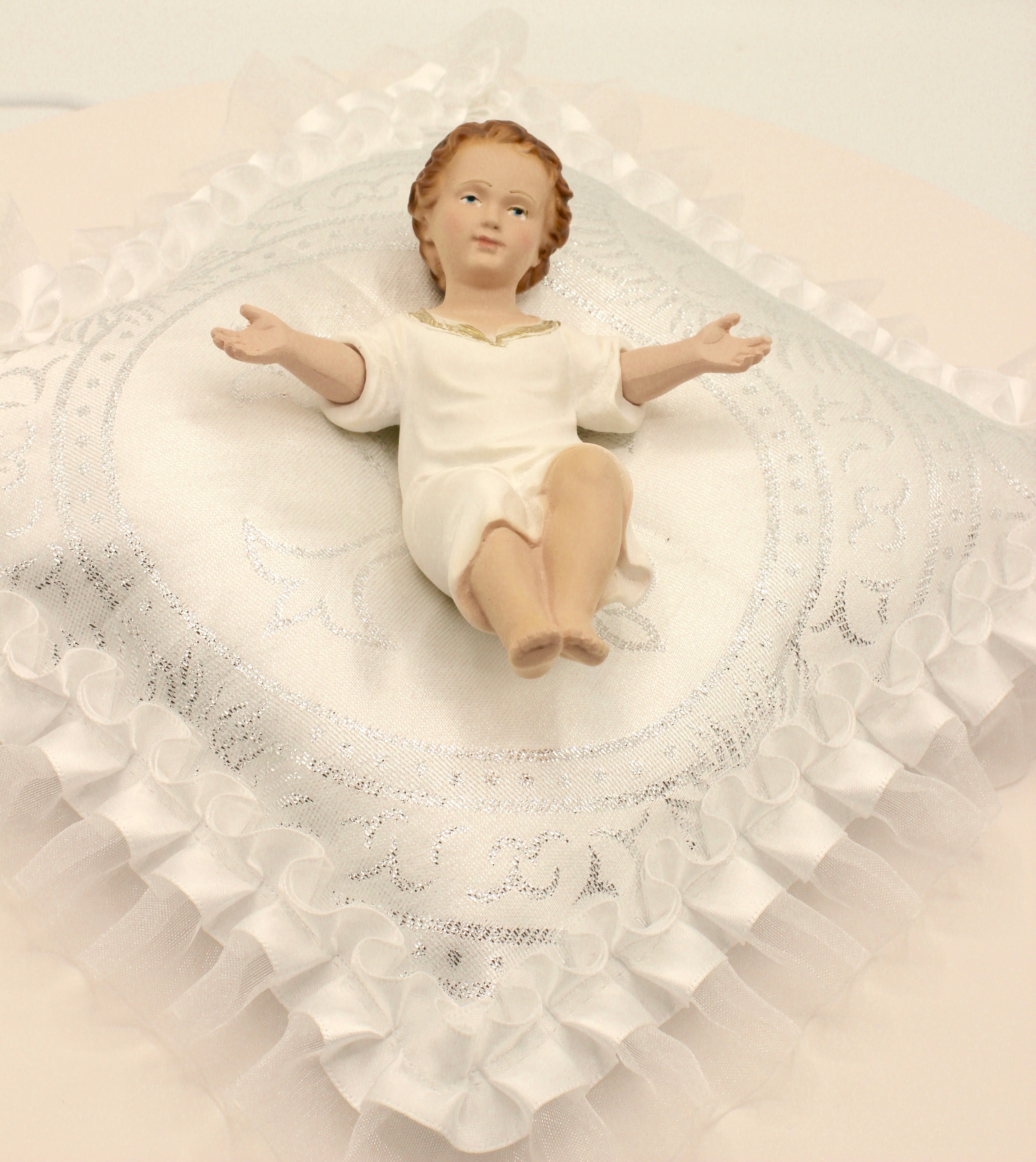 The Baby Jesus by The Faith Gift Shop Collection with Pillow -  Nino Jesus -Divino Bambino