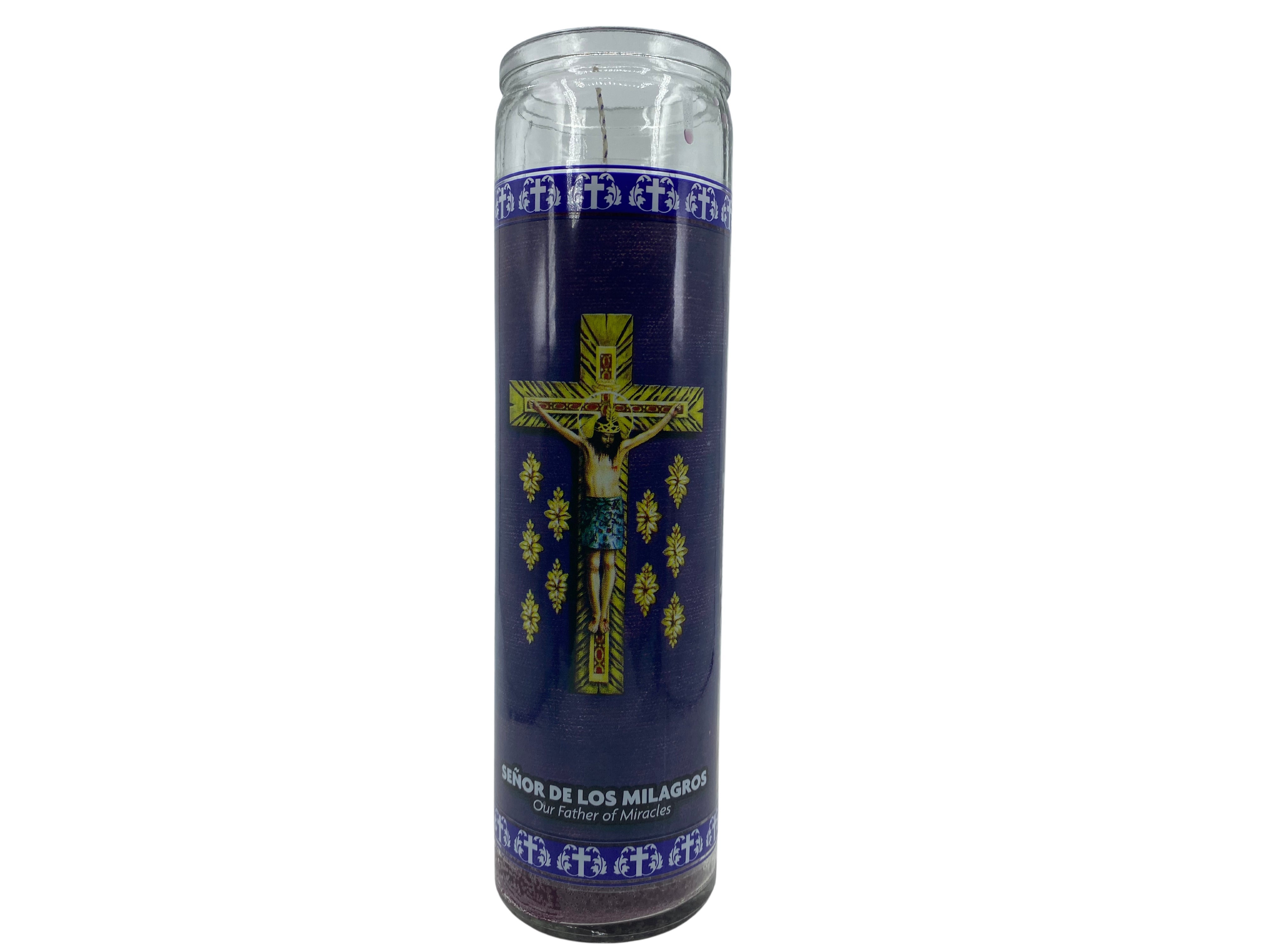 Set of 3 Candles of Our Father of Miracles devotion/ Set de 3 Velas de Devocion Señor de los Milagros