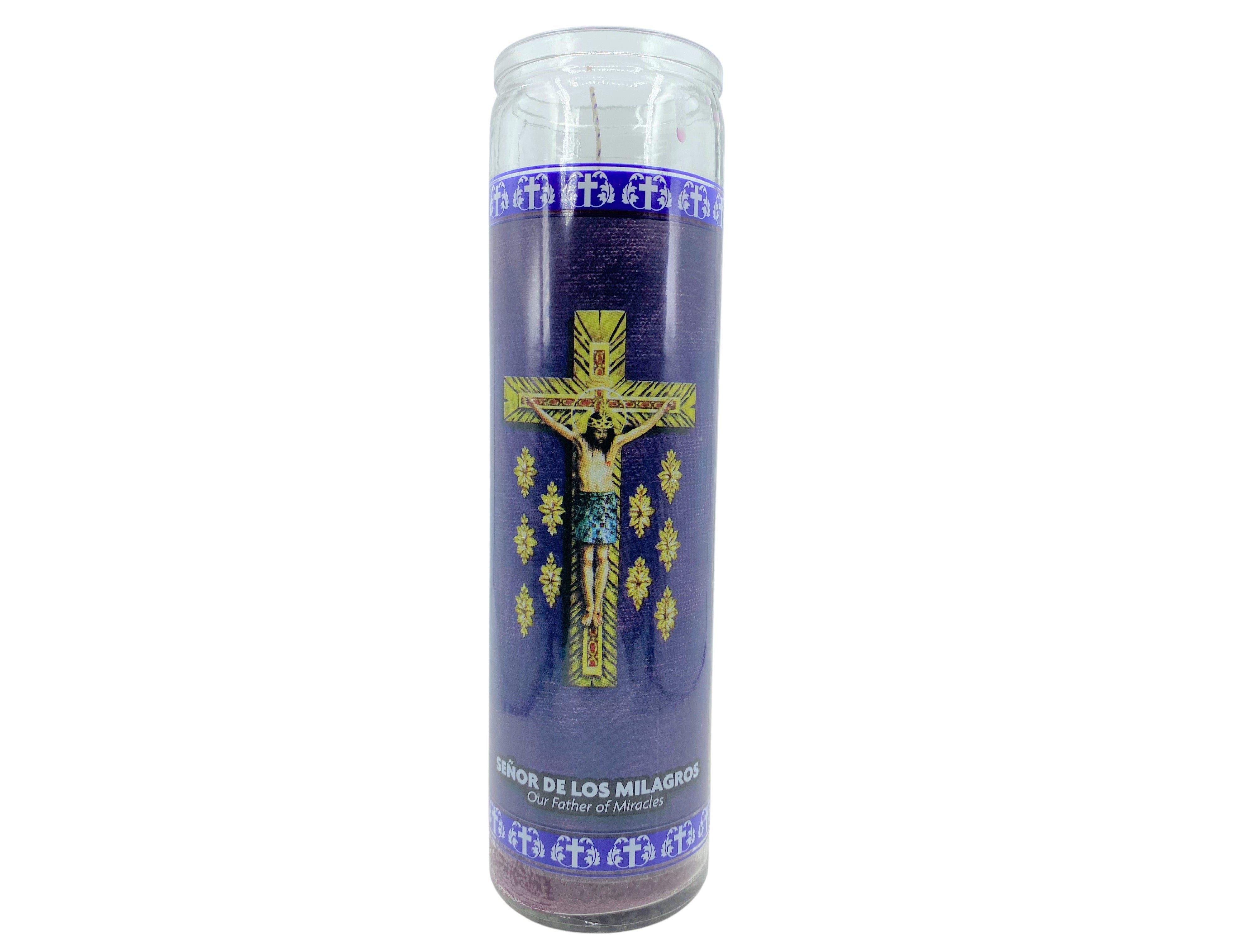 Set of 3 Candles of Our Father of Miracles devotion/ Set de 3 Velas de Devocion Señor de los Milagros