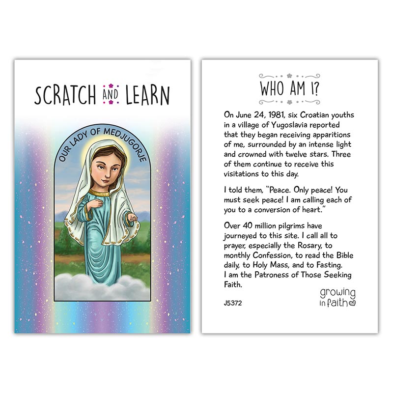 Scratch & Learn Card - Madonna