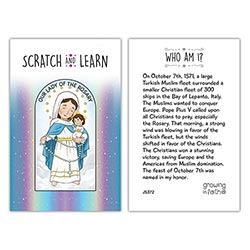 Scratch & Learn Card - Madonna