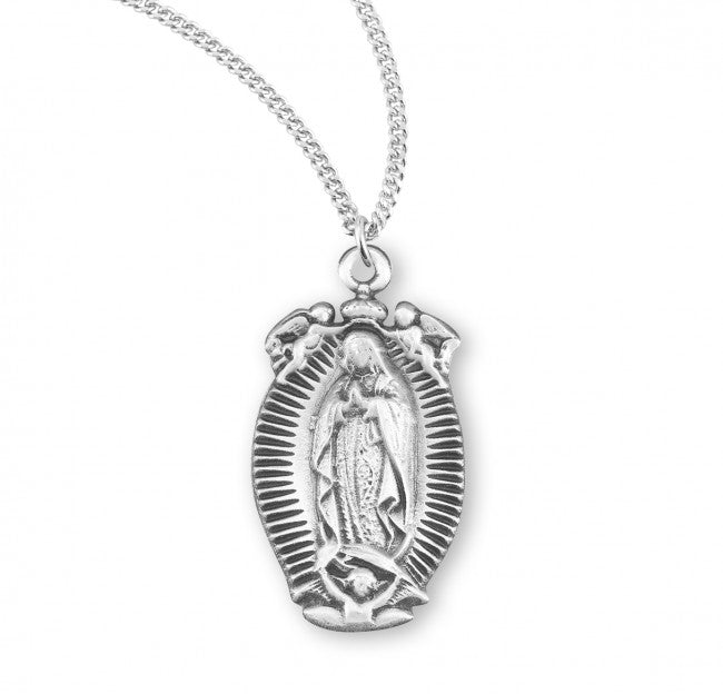 Our Lady of Guadalupe Sterling Silver Medal