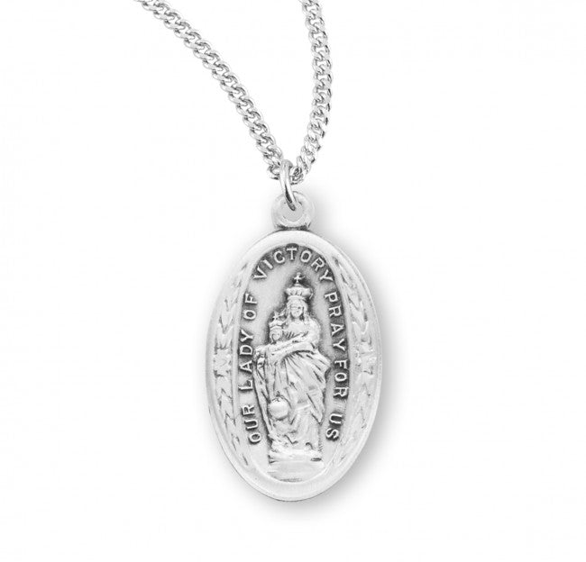 Our Lady of Victory Sterling Silver Medal