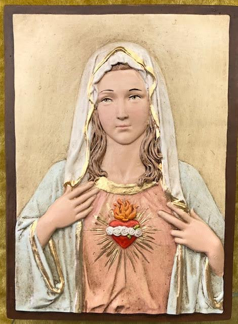 Immaculate Heart of Mary Plaque