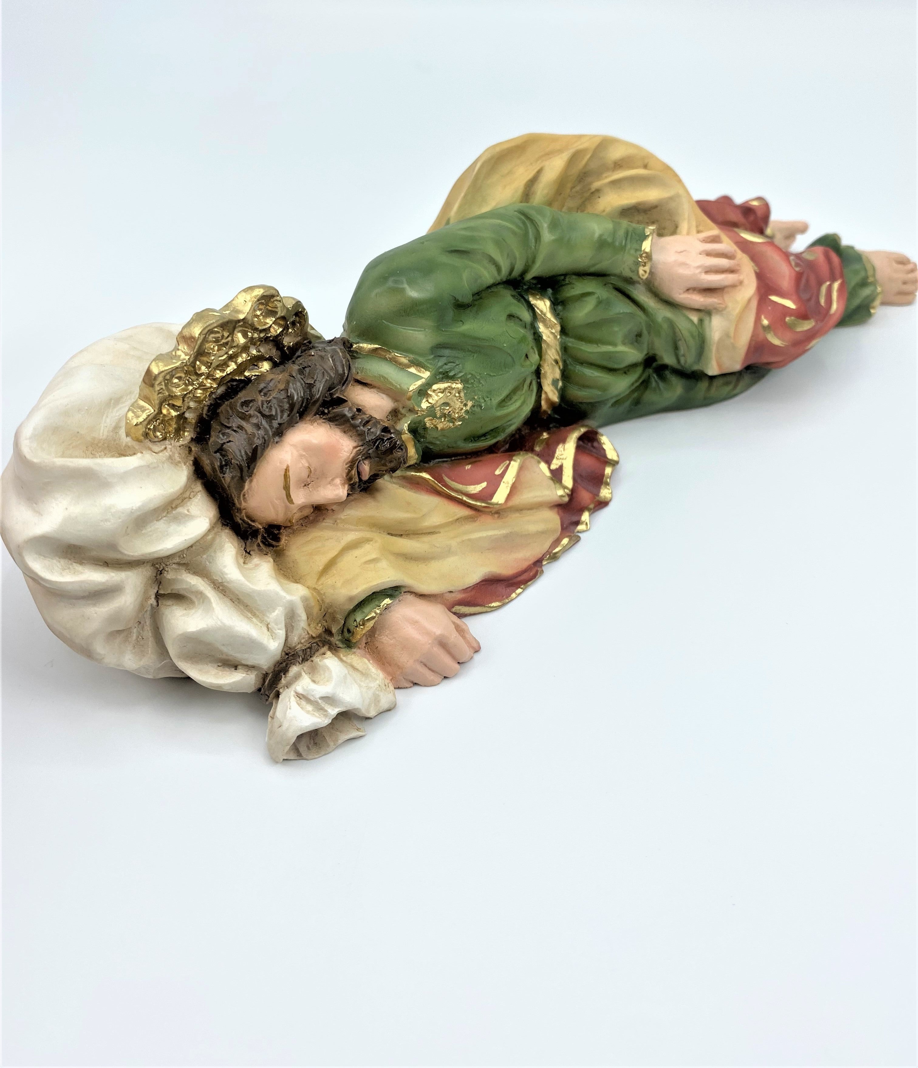 The Faith Gift Shop Sleeping Saint Joseph - Hand Painted in Italy - Our Tuscany Collection -San Jose Dormido