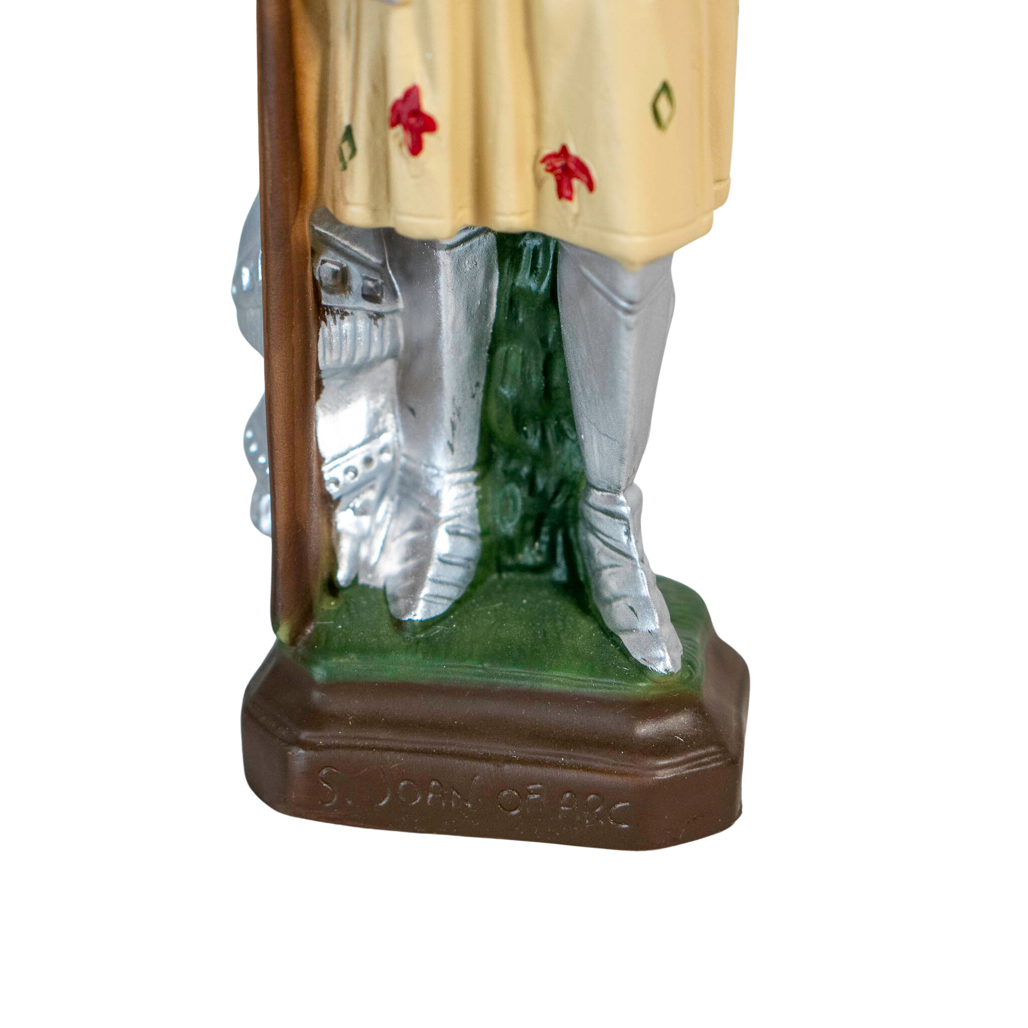 The Faith Gift Shop Saint Joan the Arc statue - Hand Painted in Italy - Our Tuscany Collection - Estatua de Santa Juana de Arco