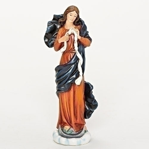 Roman Joseph's Studio Mary Undoer of Knots Figure on Base, for 6" Scale