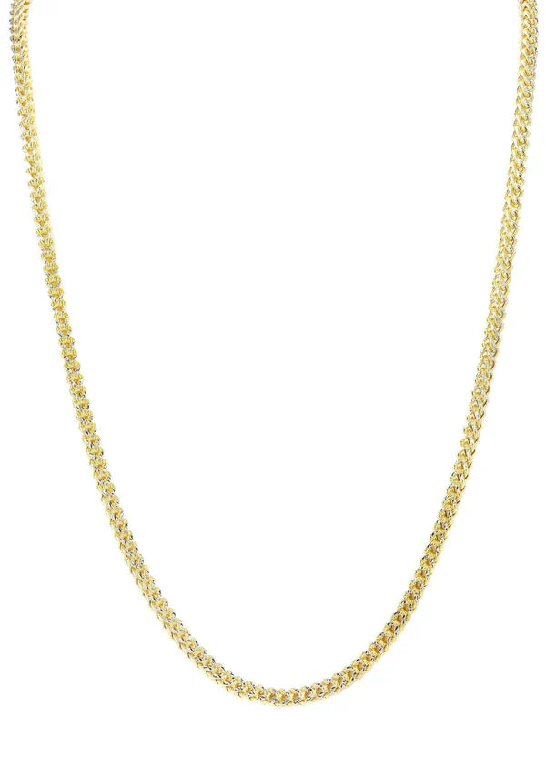 14 K Gold Chain - Crucifixes Combination
