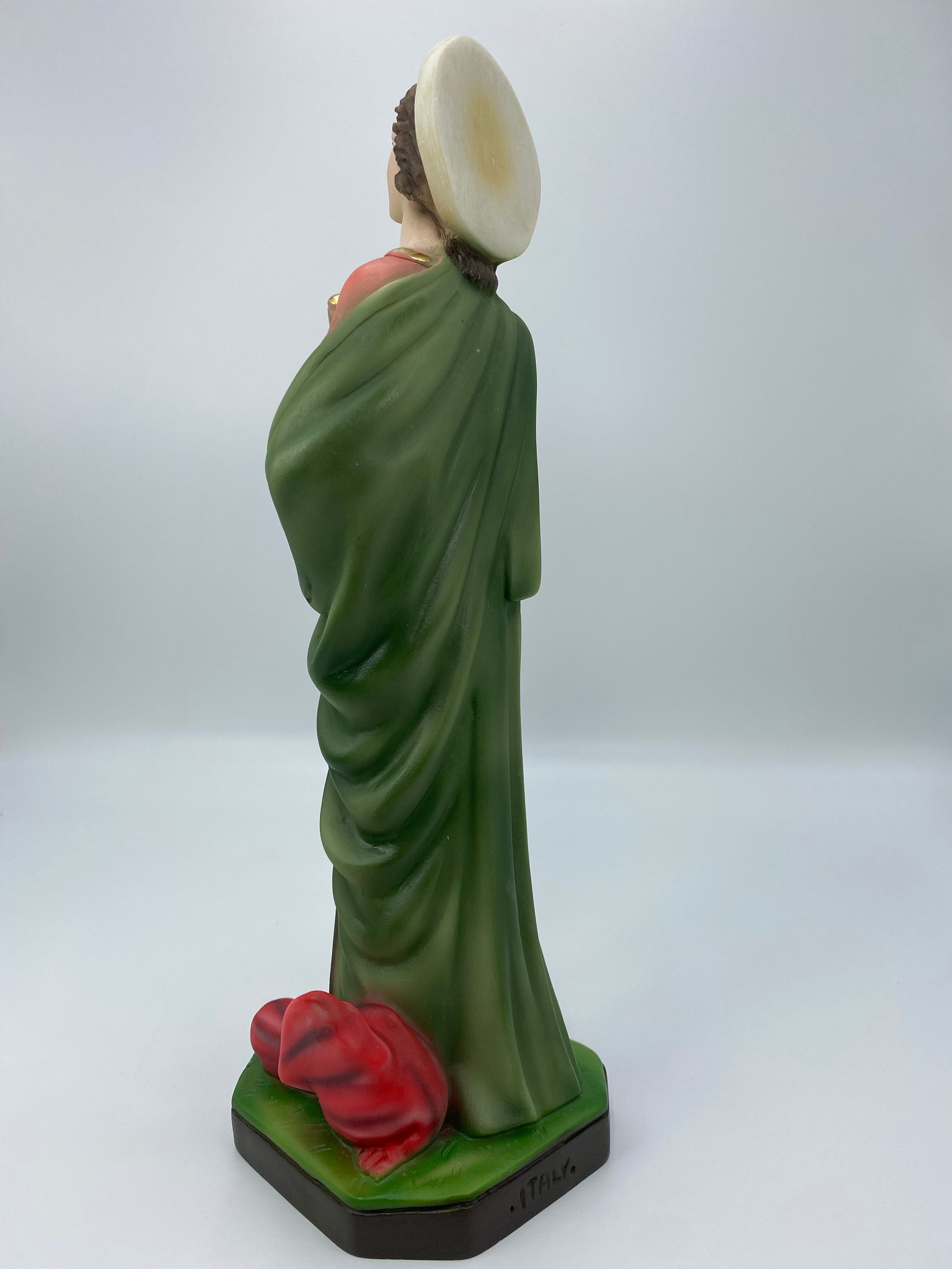 The Faith Gift Shop Saint Martha statue - Hand Painted in Italy - Our Tuscany Collection - Estatua de Santa Ana