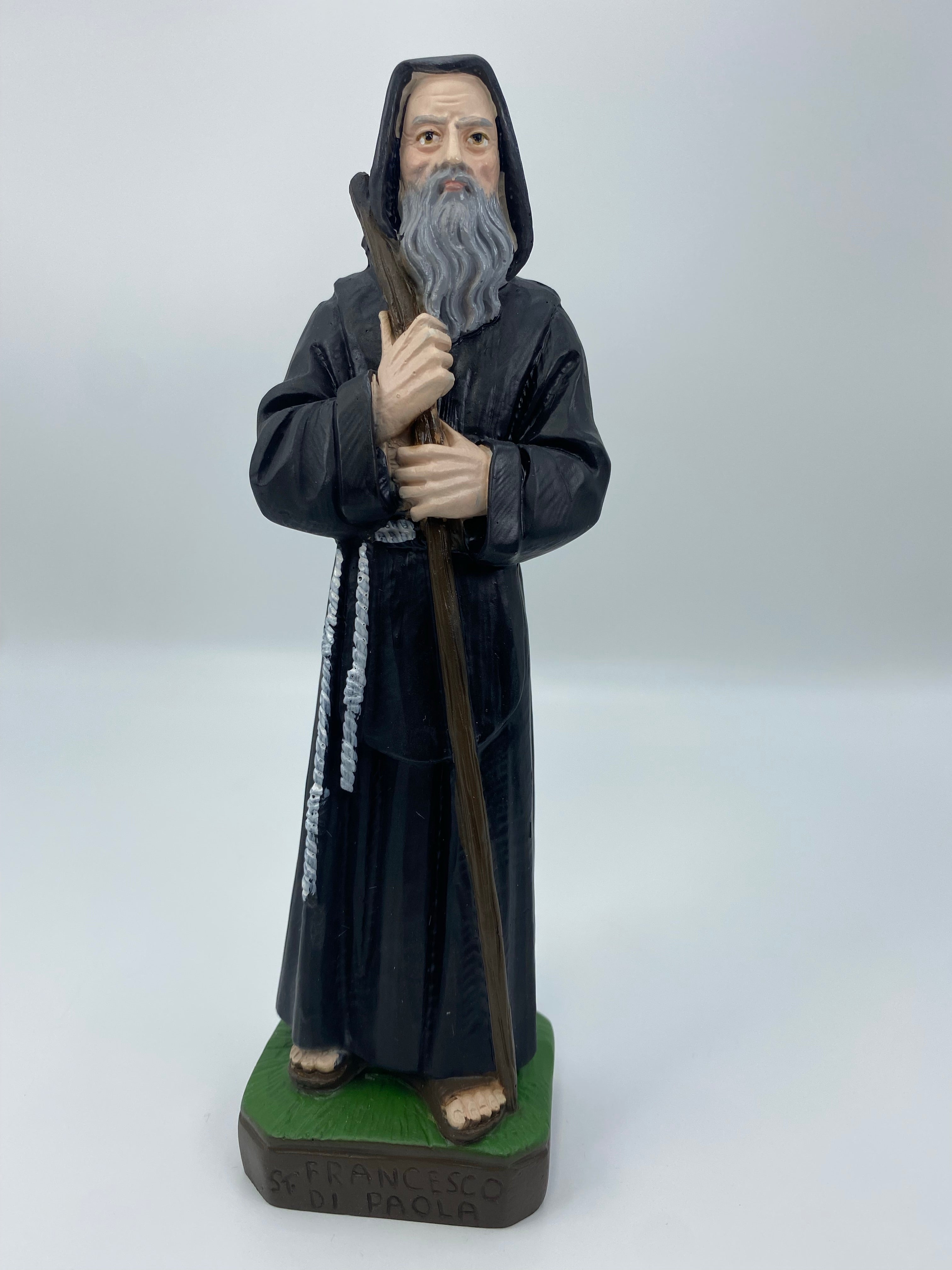 The Faith Gift Shop Saint Francis of Paola Statue- Hand Painted in Italy - Our Tuscany Collection - Estatua de San Francisco de Paola