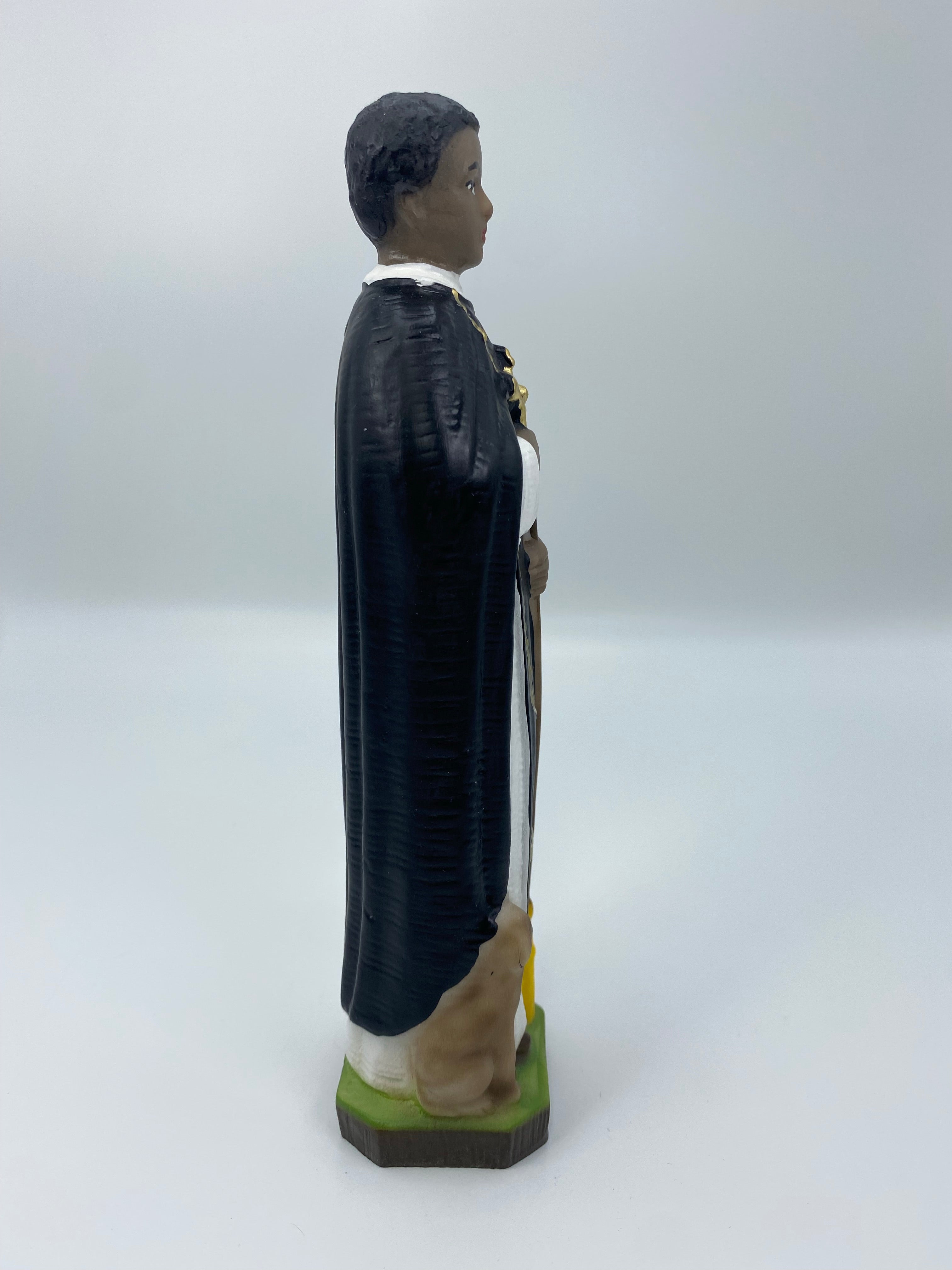 The Faith Gift Shop Saint Martin de Porres statue  - Hand Painted in Italy - Our Tuscany Collection - Estatua de San Martin de Porres