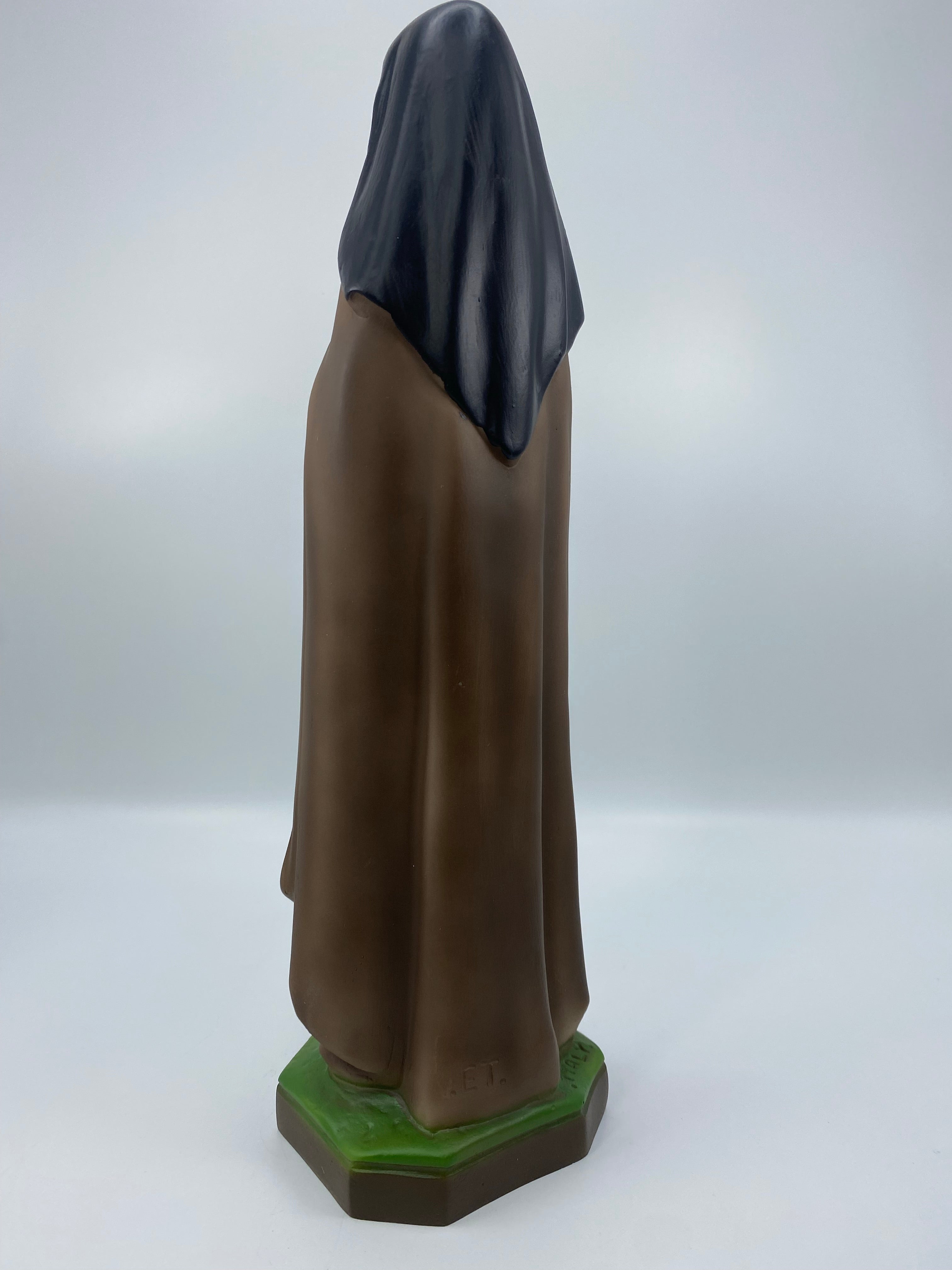 The Faith Gift  Shop Saint Clare  statue - Hand Painted in Italy - Our Tuscany Collection -Estatua de Santa Clara